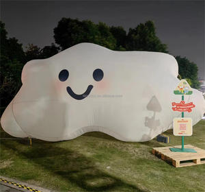 2023 vendita calda gigante gonfiabile nuvola, gonfiabile forma di nuvola palloncino per la pubblicità - Product Image 4