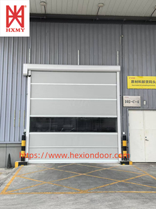 Porte de garage moderne en PVC imperméable avec volet roulant électrique - Product Image 2