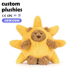 Nuevo Oso <span class=keywords><strong>de</strong></span> Peluche Personalizado <span class=keywords><strong>de</strong></span> Dibujos Animados, Muñeco <span class=keywords><strong>de</strong></span> Peluche Súper Suave <span class=keywords><strong>de</strong></span> Algodón PP, Personalizable con MOQ Bajo - Product Image 1