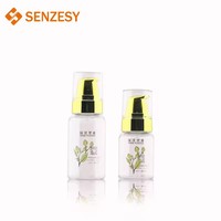 Bouteille en plastique PET transparente SENZESY, OEM personnalisé, 50 ml, 100 ml, 200 ml, lotion hydratante pour parfum, nettoyant visage, emballage