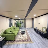 Maison conteneur extensible de 40 pieds, maisons modulaires, maisons conteneurs préfabriquées, maisons conteneurs pliables, petites maisons préfabriquées