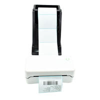 Imprimante d'étiquettes thermiques directes 3 pouces, pour codes-barres et expédition, support USB de bureau, compatible rouleaux de 80 mm et pliés en accordéon, pour la logistique et le commerce de détail