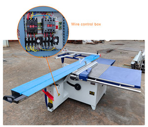 Scie à table coulissante haute performance pour le travail du bois et du contreplaqué, nouvelle machine de découpe avec système anti-poussière avancé - Product Image 6