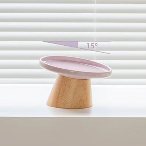 Bol pour animaux de compagnie en céramique, à hauteur différentielle, anti-basculement, pour la nourriture pour chats, lyophilisé, confortable pour la colonne cervicale, pratique pour manger, bol pour chiots - Product Image 4