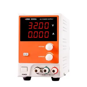 VICTOR 3005A 32V 5A可调直流电源稳定器，具有预设电压电流和锁定功能
