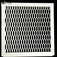 Panneau de plafond en métal expansé en aluminium, ignifuge, insonorisant, imperméable, décoratif, système de plafond suspendu pour