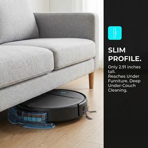 Aspiradora robot en oferta, diseño ultrafino, control por aplicación, limpieza en seco y húmedo para el hogar. - Product Image 4