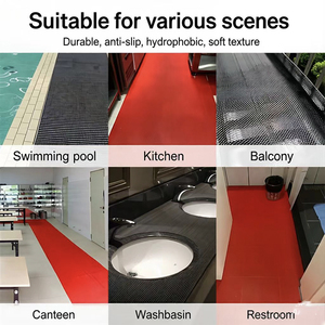 Tappetino Moderno in PVC Tipo S <span class=keywords><strong>Antiscivolo</strong></span> con Rete Cava, Rivestimento per Pavimenti in PVC - Product Image 6