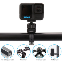Support de Sangle Multifonctionnel pour Caméra Sportive avec Base à Vis Standard 1/4, Poignée Rotative à 360° et Fixation de Téléphone Portable