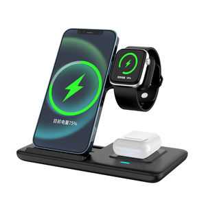Vente chaude <span class=keywords><strong>Chargeur</strong></span> Sans Fil Multifonctionnel 15W 3 en 1 Pliable Charge Rapide pour Écouteurs De Bureau Téléphone <span class=keywords><strong>Montre</strong></span>-<span class=keywords><strong>Bracelet</strong></span> De Charge - Product Image 2