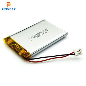 بطارية بوليمر PONFLY Lipo بمكبر صوت في V mAh قابلة لإعادة الشحن بطارية بوليمر للألعاب بإضاءة ليد بموصل - Product Image 4