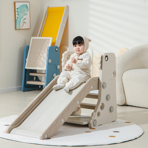 Vente en gros de toboggan pliable miniature en HDPE pour enfants de 0 à 6 mois, jouet éducatif amusant - Product Image 3