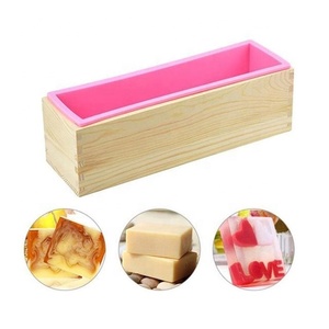 Moldes rectangulares de silicona para jabón, herramienta DIY para hacer pasteles y jabones, 42oz, gran oferta - Product Image 2