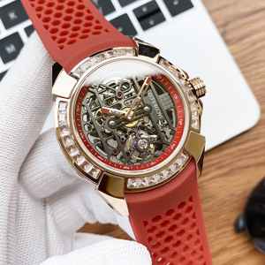 שעון יוקרה לגבר <span class=keywords><strong>Epic</strong></span> X Flight of CR7 Baguette מהדורה מוגבלת של ג'ייקוב קוא, שעון טורביון מכני אוטומטי - Product Image 5