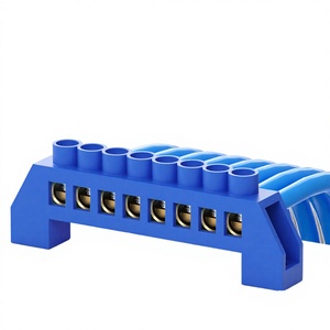 WZOODQ 1 Pole Screw Brass <b>Earth</b> Terminal Block Covers 100A - Product Image 3
