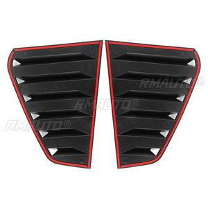 2 pièces de garnitures de persiennes de vitres latérales arrière pour VW Volkswagen GOLF 6 GOLF 7 GOLF 7.5 MK7/7.5 GTI GTD R - Product Image 3