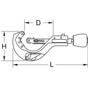 KS TOOLS Automatic ratchet <b>pipe</b> <b>cutter</b> for copper <b>pipe</b>, Ø 6-64mm - Product Image 3
