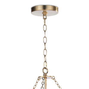 Lustre moderne <span class=keywords><strong>Charlotte</strong></span> à 12 lumières en verre et fleurs, pour villa, salon, restaurant, bronze, laiton antique, intérieur - Product Image 5