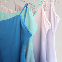 Leotardo de Ballet para Adultos con Tirantes Finos Degradados en Tonos Pastel, Body de Danza Contemporánea para Mujer, Personalizable OEM