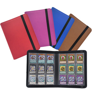 Modernqiu Album Personalizzato per Carte Collezionabili con 9 Tasche, Chiusura a Cerniera e Fascia Elastica per Collezione di Carte - Product Image 1