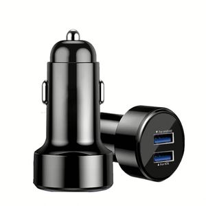 ที่ชาร์จในรถยนต์แบบสองพอร์ต QC3.0 USB ชาร์จเร็ว PD สำหรับโทรศัพท์มือถือ - Product Image 1