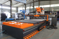 Máquina enrutadora CNC para carpintería con husillo de cambio de herramienta automática con hoja de sierra