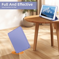 Smart Air 4/5th Kids Folio Étui en cuir pour iPad Air6/7 Génération 11 pouces Housse pour tablette Matériau PU antichoc pour la protection
