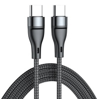 Kabel Data Tipe C PD, kabel Data USB C Tipe C ke Tipe C, pengisian cepat 3A untuk Iphone 15