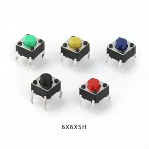 12*12*13 dip Tactile Switch 4pin H13mm through-hole 12*12 push button dip tact switch for PCB