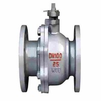 Válvula de bola flotante de acero inoxidable 304 directa de fábrica con asiento de PTFE para agua y aceite