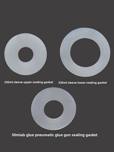 Joint d'étanchéité en silicone blanc de 330 ml pour seringue métallique, joint en verre/anneau en silicone, joint en silicone pour une étanchéité sécurisée - Product Image 2