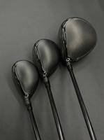 Ensemble de clubs de golf premium : Driver, bois de fairway, hybride de sauvetage, Driver 9 degrés, avec tige stable pour lancement élevé et longue portée, pour l'entraînement au golf