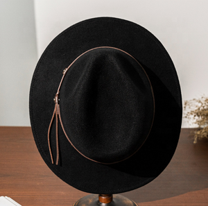 Croyance Chaude Israël <span class=keywords><strong>Chapeau</strong></span> Juif Laine <span class=keywords><strong>Juifs</strong></span> Hassidiques Casquette Fedora à Large Bord Chapeaux Hassidiques Noirs - Product Image 6