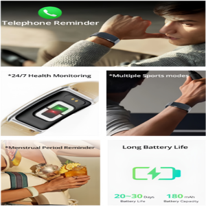 Bracelet Connecté Sportif Sans Écran VITRO pour Suivi d'Activité et Fréquence Cardiaque, Appel Sans Écran, Faible MOQ, OEM/ODM - Product Image 4