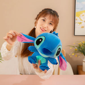 Juguete de <span class=keywords><strong>Peluche</strong></span> de <span class=keywords><strong>Stitch</strong></span> Sentado en Pareja al por Mayor, Lindo Personaje Clásico de Anime y Dibujos Animados <span class=keywords><strong>Stitch</strong></span> Azul, Animal de <span class=keywords><strong>Peluche</strong></span> de Gran Tamaño - Product Image 4