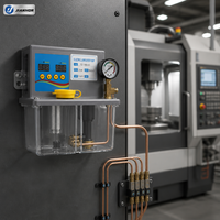 Bomba de Lubricación Eléctrica de 25W, Automática y Programable, con Depósito Transparente de 2L-3L para Sistema Centralizado CNC