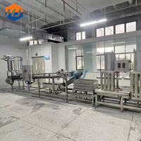 Machine industrielle automatique HJ de 400 kg/h à haute productivité pour la fabrication de feuilles de tofu fines / de tofu / de feuilles de tofu avec cœur PLC 380V
