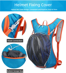 Bulk Order Lightweight Cycling Bicycle Hydration Daypack Reflective Running Hiking <b>Backpack</b> <b>with</b> Water Bladder Bag for Marathon - Product Image 4