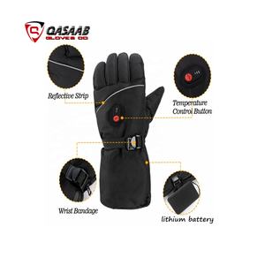 Gants de ski imperméables d'hiver, chauds, coupe-vent, pour motoneige, thermiques, réfléchissants, compatibles écran tactile, chauffants à batterie pour moto - Product Image 4