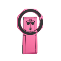 Support de téléphone portable magnétique pliable en alliage de zinc, trépied compact à double ventouse pour modes paysage et portrait