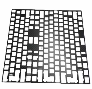 공장 직접 판매 하이 퀄리티 3K 100% 사용자 정의 Odm/oem 탄소 섬유 키보드 쉘 좋은 가격 - Product Image 3