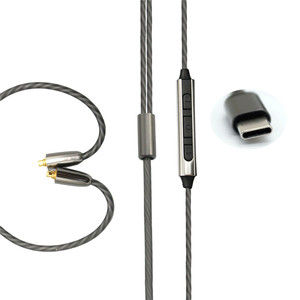 Nouveauté Câble USB Type C MMCX avec microphone pour écouteurs intra-auriculaires <span class=keywords><strong>Shure</strong></span> Westone IEM SE535 SE325 <span class=keywords><strong>SE846</strong></span> UE900 SE215 - Product Image 1