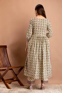 ชุด kurta plazo หนัก3ชิ้นชุด kurta plazo อินเดียชุดแบบดั้งเดิมสำหรับผู้หญิงและเด็กผู้หญิง - Product Image 3