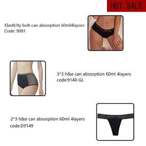 Wholesale Custom 4 Layer Menstrual Underwear Teen Teenage Teenagers Girl Organic Teens Thinx Sustainable <b>Period</b> Panties - Product Image 6