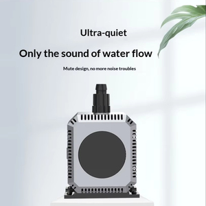 Hoogdebiet ultra-stille amfibische waterpomp, grote inlaatopening, keramische as voor aquaria & vijvers - Product Image 4