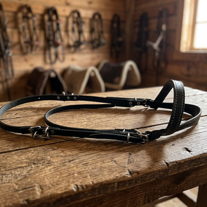 Nuevos Productos Ecuestres de Lujo, Juego de Cabestros Negros para Caballo, Hechos a Medida con Cuero de Búfalo de Alta Calidad, Modelo Uraz Otantic A1 - Product Image 2