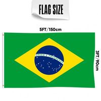Drapeaux Fanions Personnalisables en Polyester 68D/100D de 3x5 pieds en Gros – Livraison Rapide par un Fournisseur Fiable pour Tous les Pays, Y Compris le Brésil