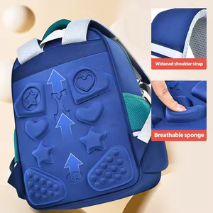 Mochila unisex de nuevo estilo para adolescentes y estudiantes de primaria Mochila infantil con personaje con cierre de cremallera y forro de poliéster - Product Image 4