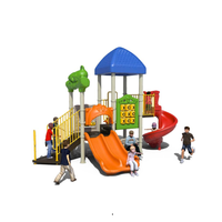 Tobogán Infantil Comercial para Exteriores EN1176, Plástico LLDPE Grueso, Barniz de Alta Temperatura, Equipo de Juegos para Patio