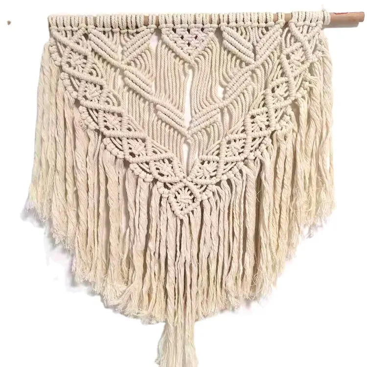 cotton macrame cord fabric tapestry wall art macrame wall hanging tapestry